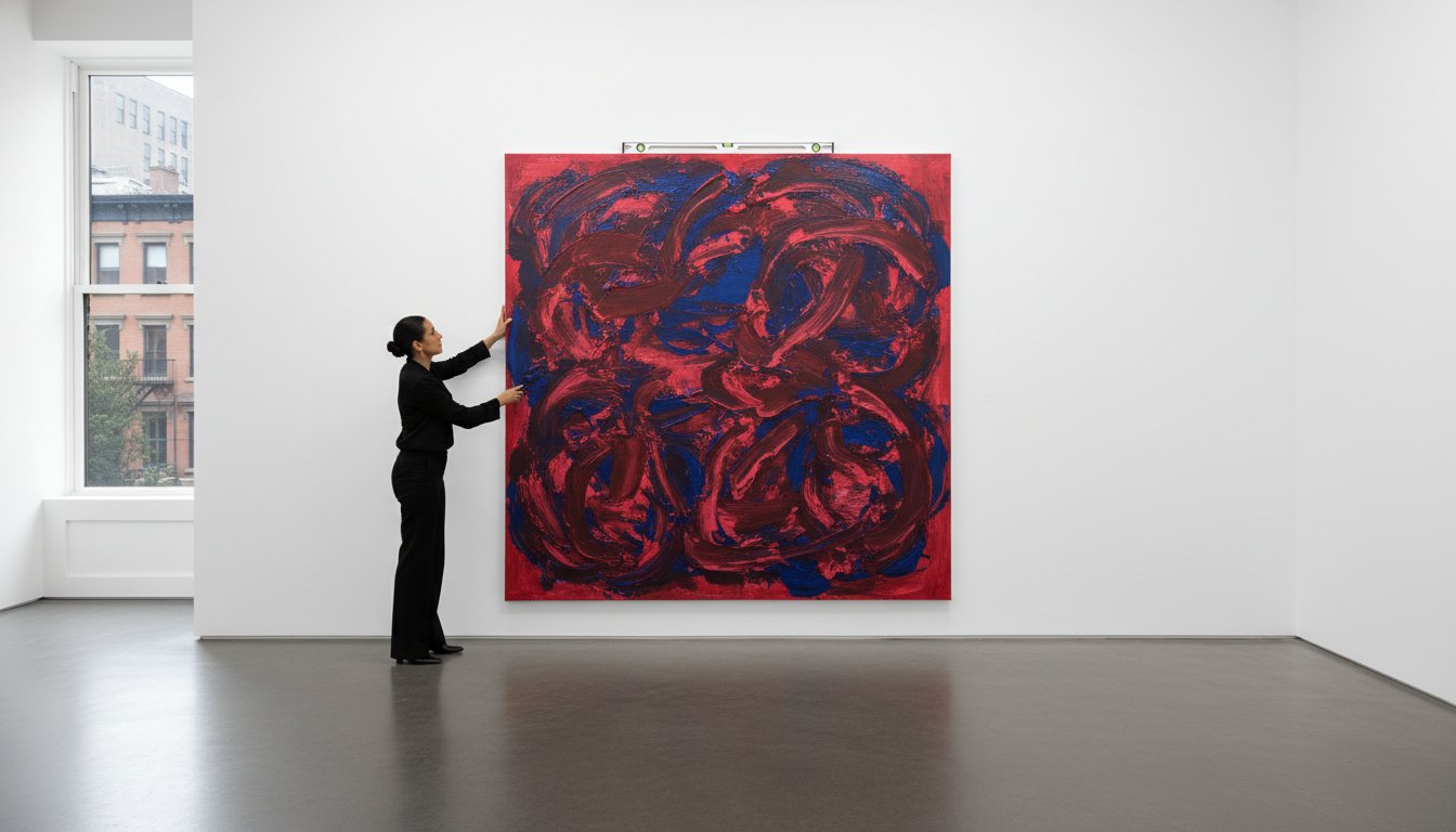 How to Hang a Large Painting Safely: A Curator’s Guide to Secure Installation