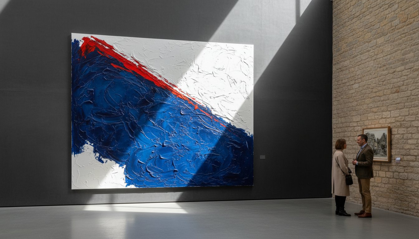 Abstract Paintings: A Curated Exploration of Form and Materiality in Stroud