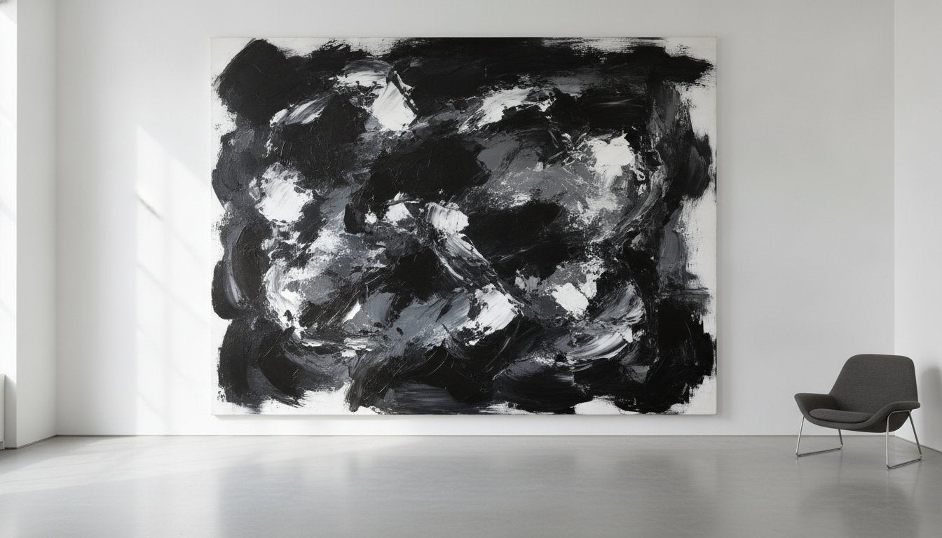 Large Abstract Paintings for Sale UK: A Curator’s Guide to Scale and Light