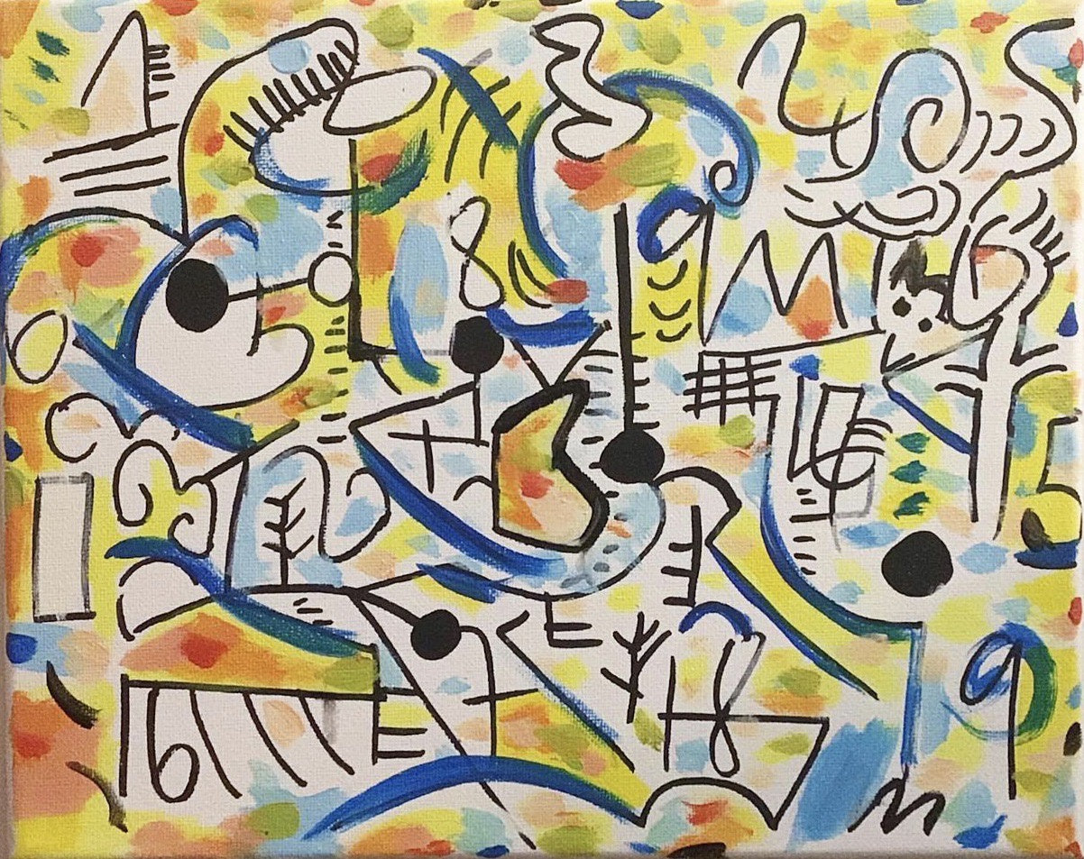 Squiggles All the Way Down | On the Painting of Phil King by Daniel Coffeen | 2021