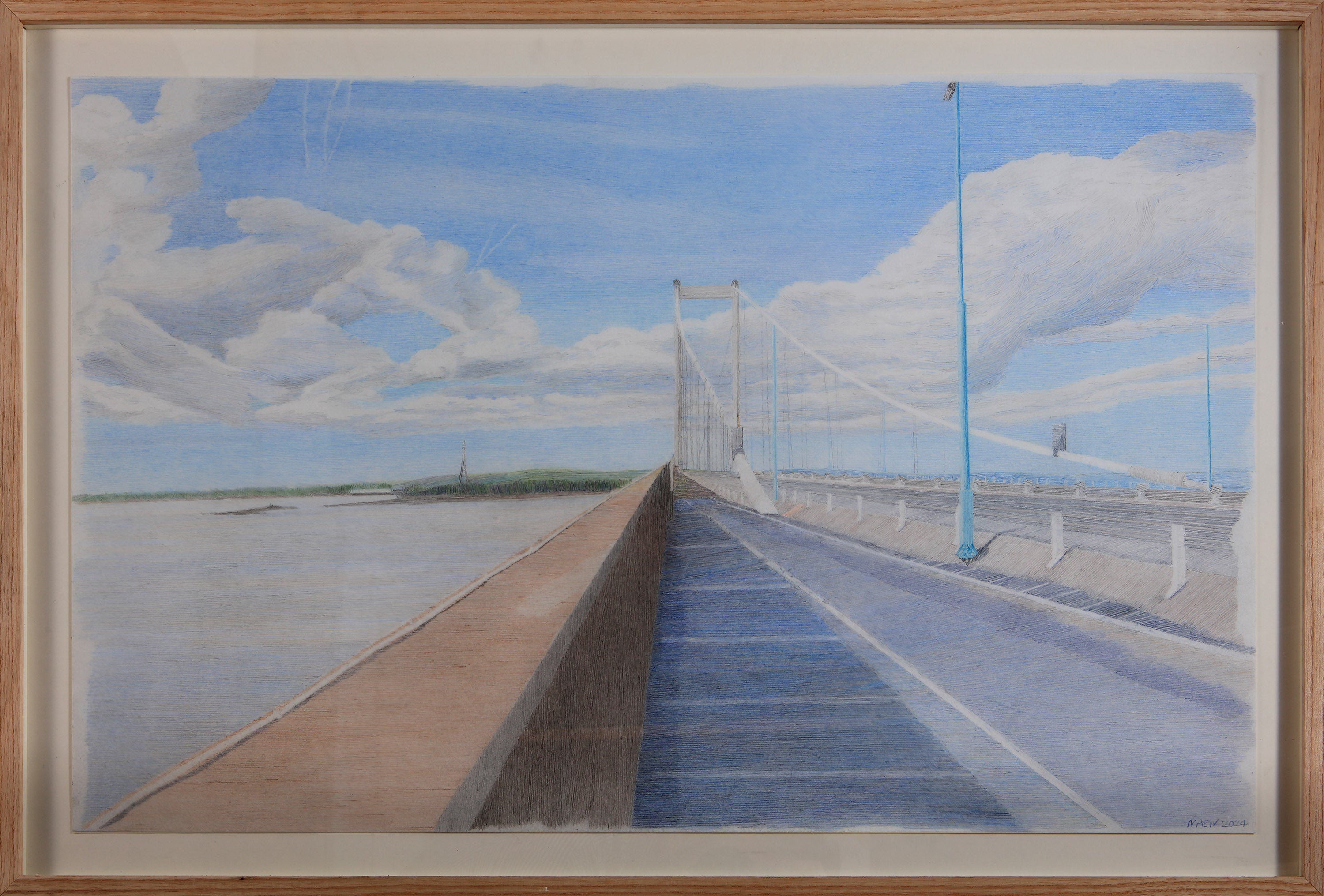 Motorway and Severn Estuary