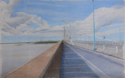Motorway and Severn Estuary