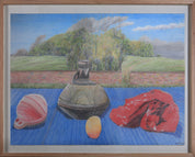 Still life with Wall and Copse