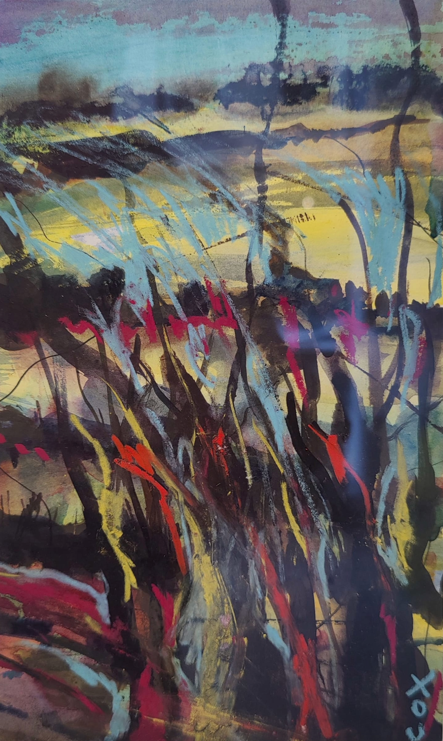 Across Bisley Fields