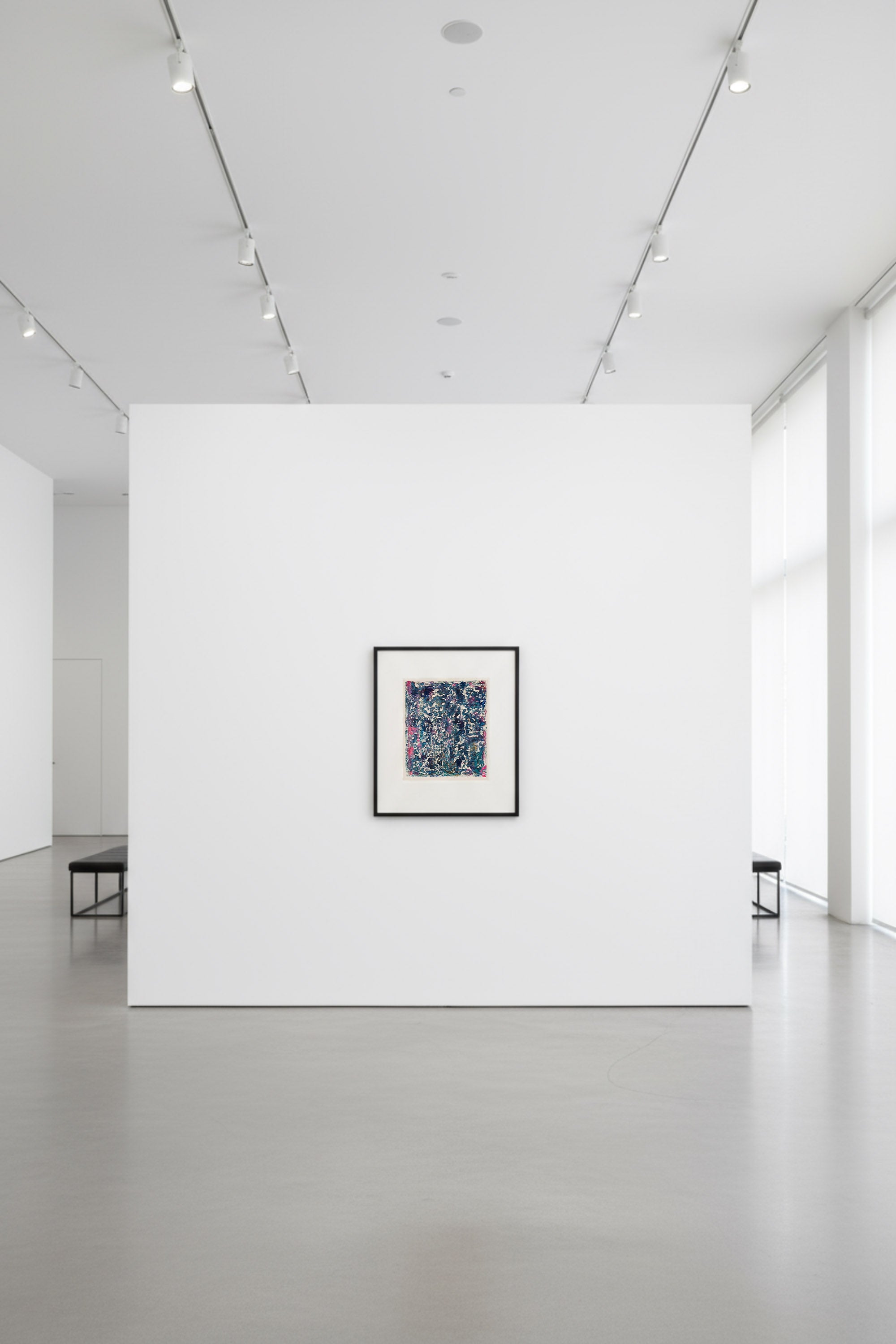 Untitled (pink-phalo blue)