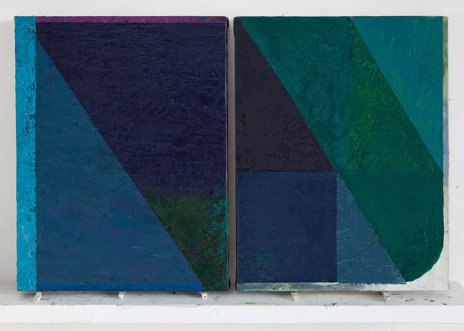 Diptych CORNISH CURRENT AR20210611 | AR20210506, 2021