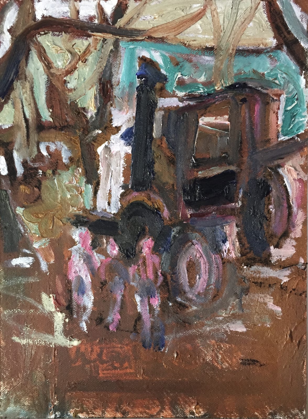 Three Boys In Battersea Park