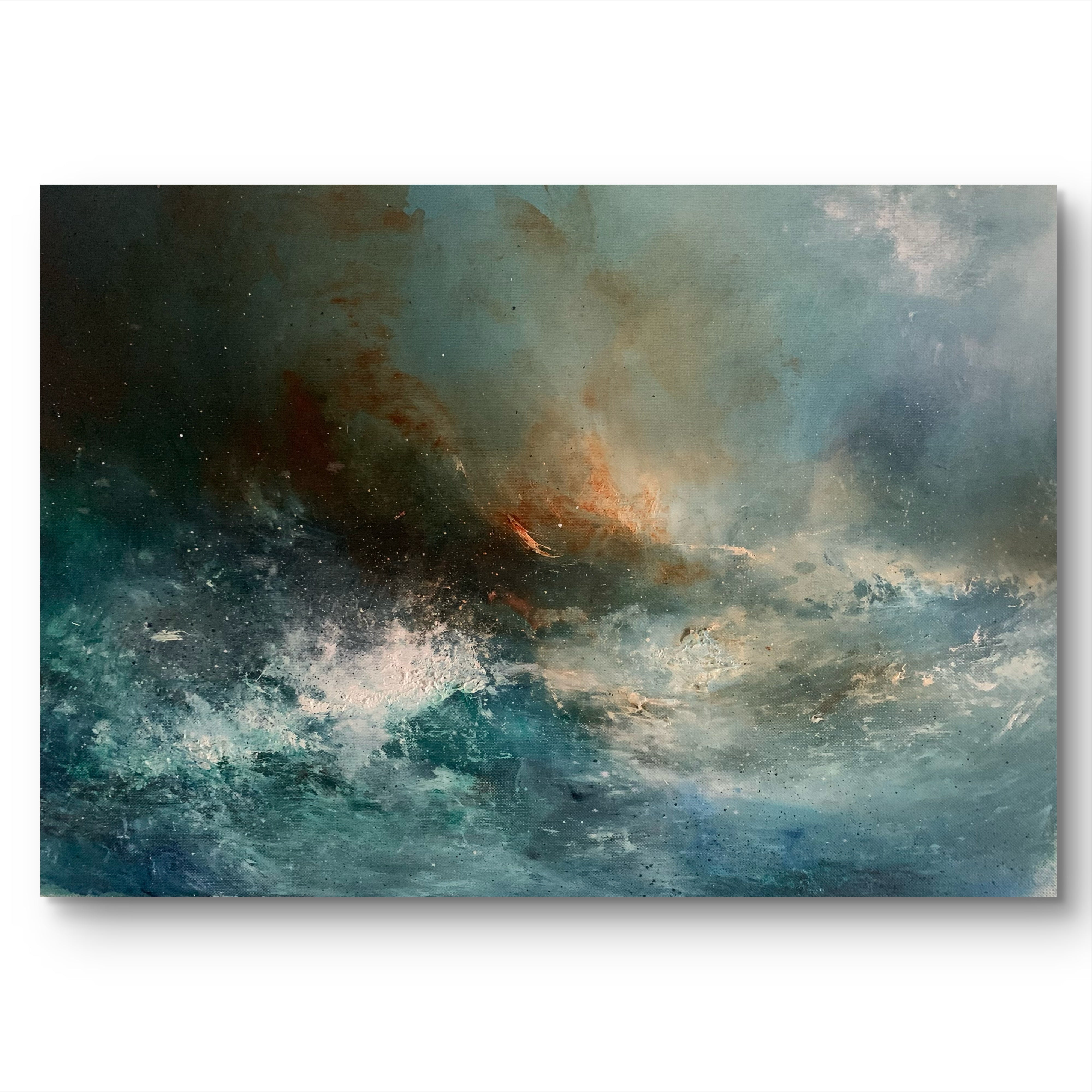 Endurance by Mark Stopforth, oil on paper, 2026
