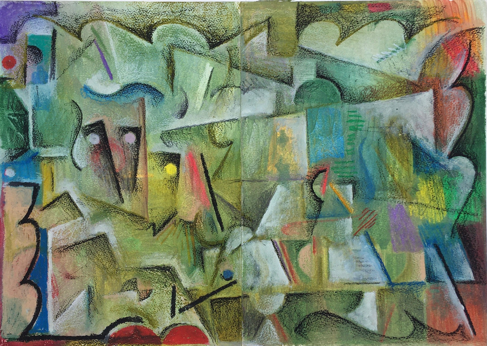 Running late, afternoon landscape