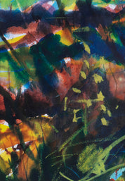 Running through Slad Bank Woods